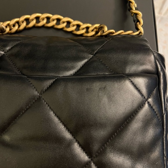 Used Chanel 19 Handbag - Black - Picture 9 of 10